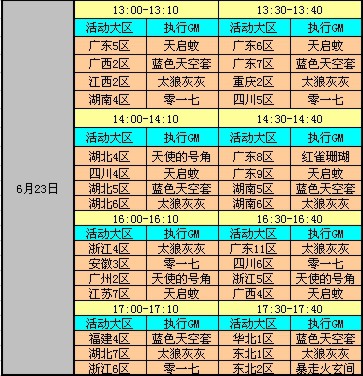 6月23日DNF周年庆GM活动-地下城与勇士-DNF